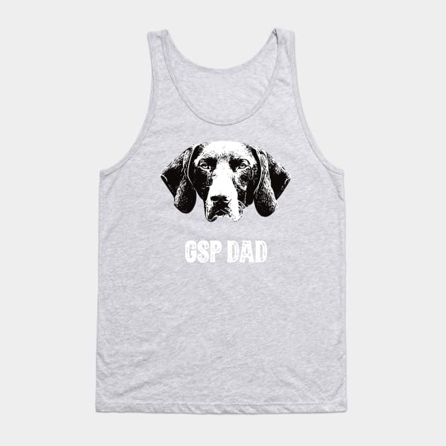 German Shorthaired Pointer Dad Tank Top by DoggyStyles